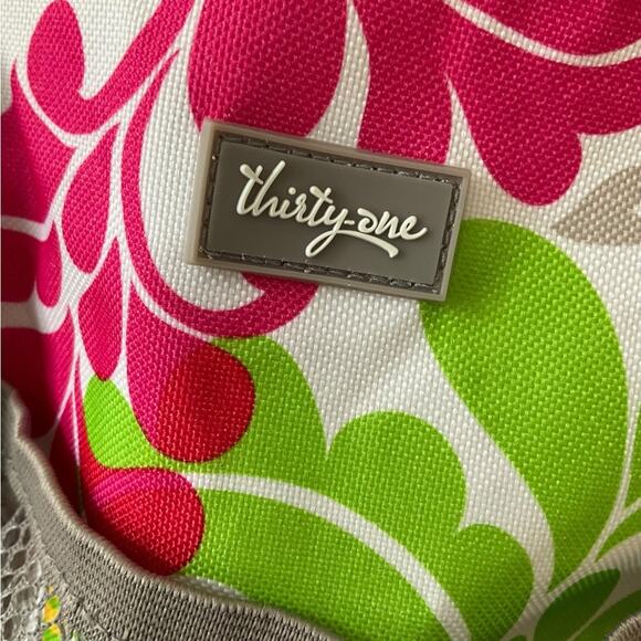 Vera Bradley Colorful Floral Embroidery name Kristine Tote Bag - Picture 4 of 9